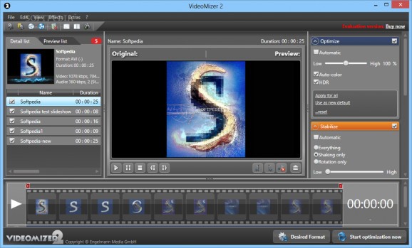Videomizer screenshot