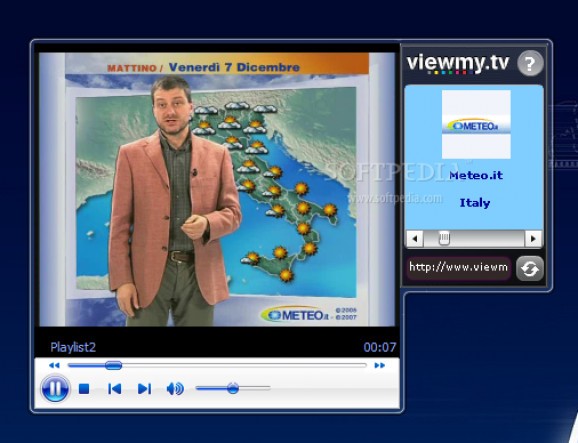 Viewmy.tv gadget screenshot