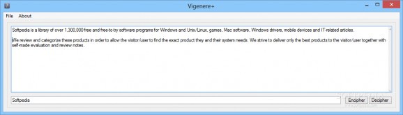 Vigenere+ screenshot