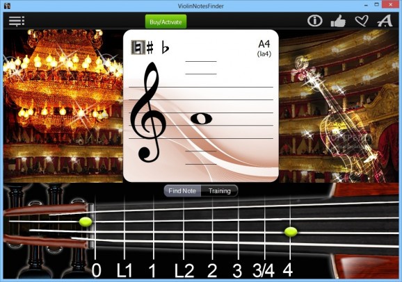 ViolinNotesFinder screenshot