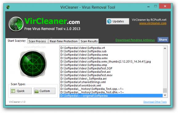 VirCleaner screenshot