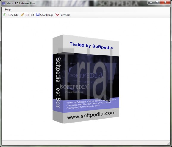 Virtual 3D Software Box screenshot