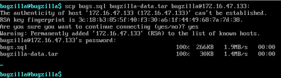 Virtual Bugzilla Server screenshot