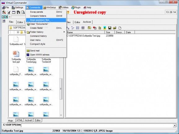 Virtual Commander screenshot