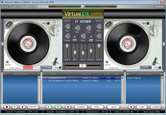 Virtual DJ Station screenshot