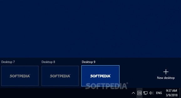 Virtual Desktop Indicator screenshot