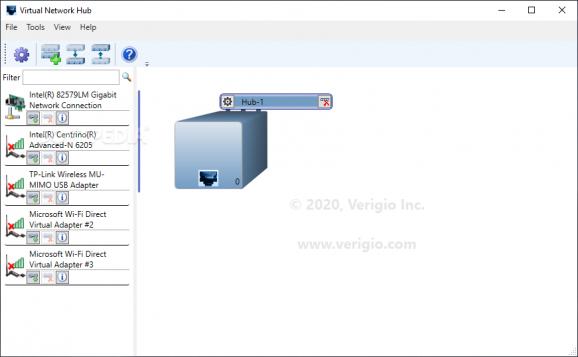 Virtual Network Hub screenshot