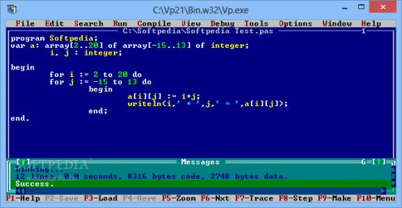 Virtual Pascal screenshot