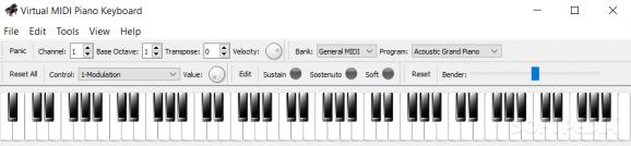 Virtual MIDI Piano Keyboard screenshot