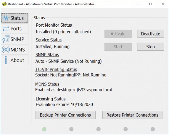 Virtual Port Monitor screenshot