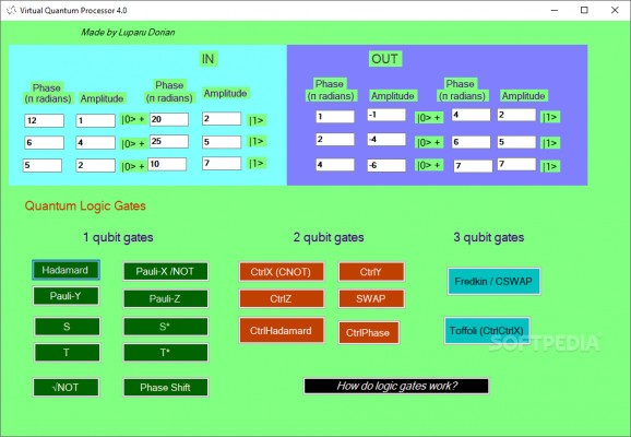 Virtual Quantum Processor screenshot