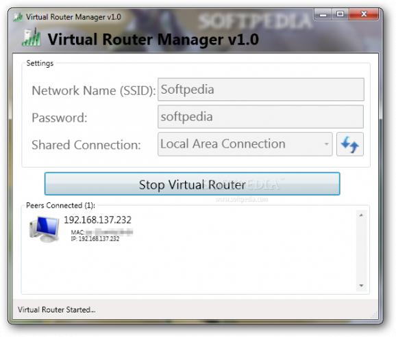 Virtual Router Manager screenshot