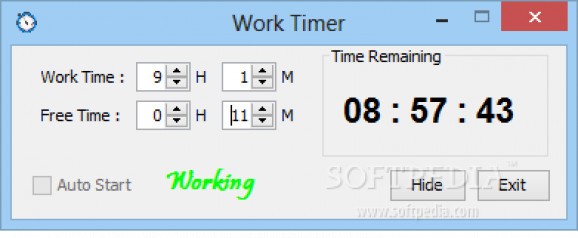 Work Timer screenshot