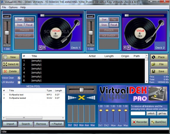 VirtualDek PRO screenshot