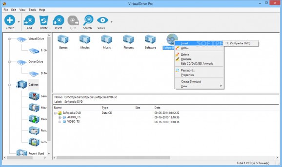 VirtualDrive Pro screenshot