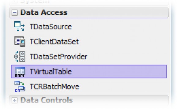 VirtualDAC (Virtual Data Access Components) screenshot
