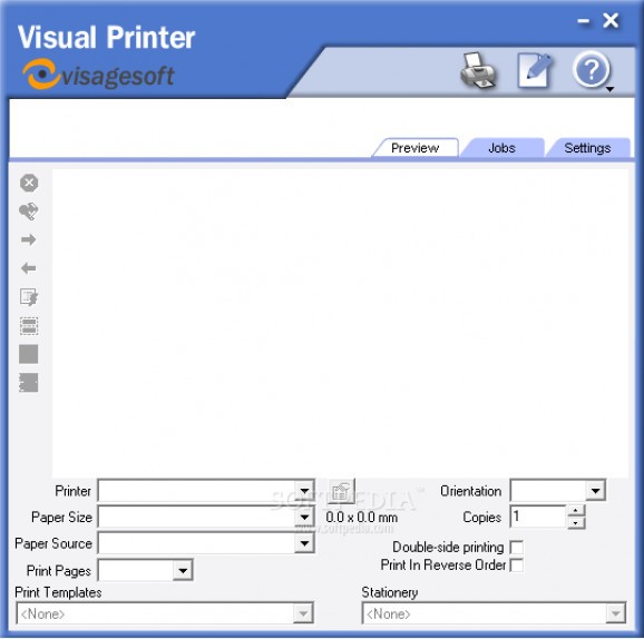 Visagesoft Visual Printer screenshot