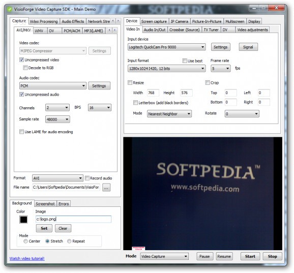 VisioForge Video Capture SDK Delphi Edition screenshot