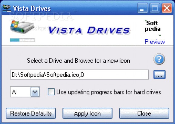 Vista Drives screenshot