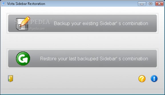 Vista Sidebar Restoration screenshot