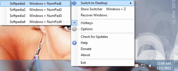 Finestra Virtual Desktops screenshot