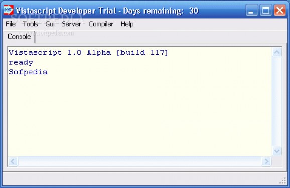 Vistascript Developer screenshot