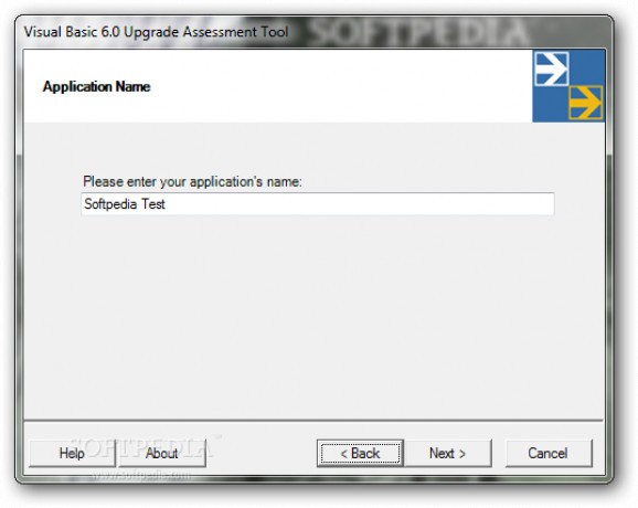 Visual Basic 6.0 Upgrade Assessment Tool screenshot
