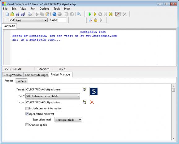 Visual DialogScript screenshot