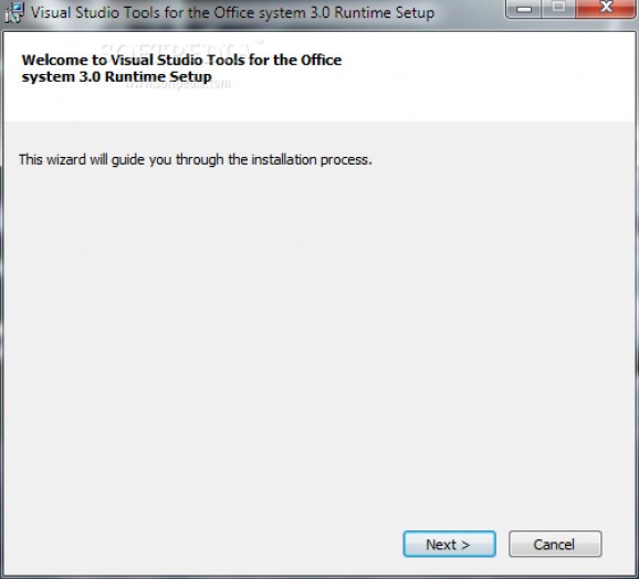 Visual Studio 2010 Tools for Office Runtime screenshot