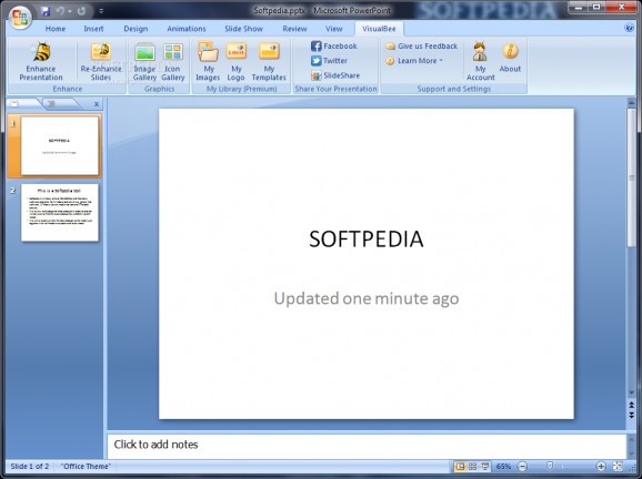 VisualBee for Microsoft PowerPoint screenshot