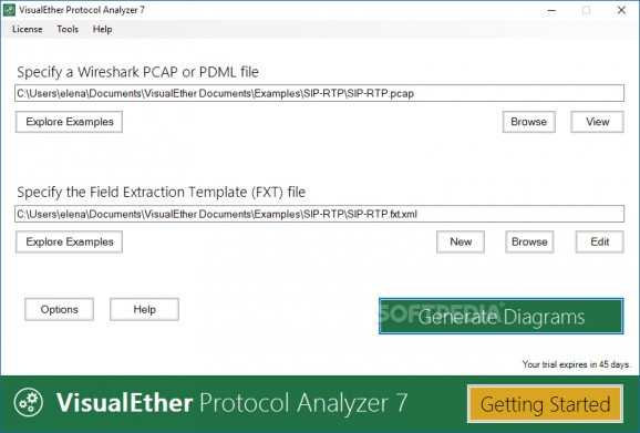VisualEther Protocol Analyzer screenshot