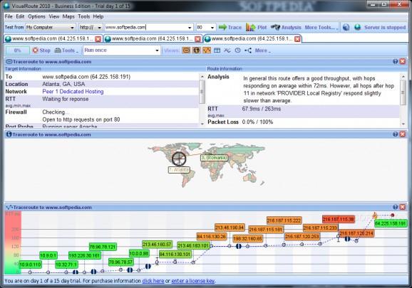 VisualRoute 2010 screenshot