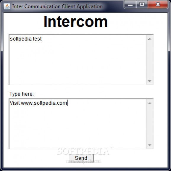 Intercom screenshot