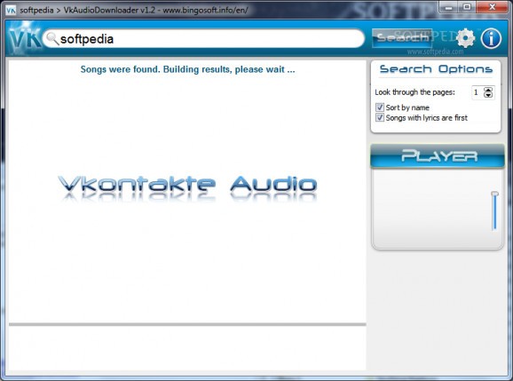 VkAudioDownloader screenshot
