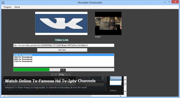 Vkontakte Downloader screenshot