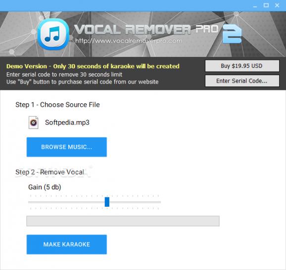 Vocal Remover Pro screenshot