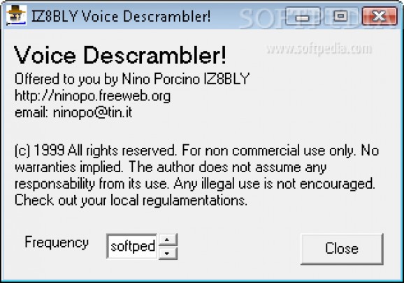 Voice Descrambler screenshot