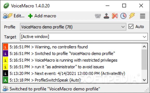VoiceMacro screenshot