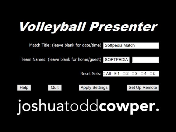 Volleyball Presenter screenshot