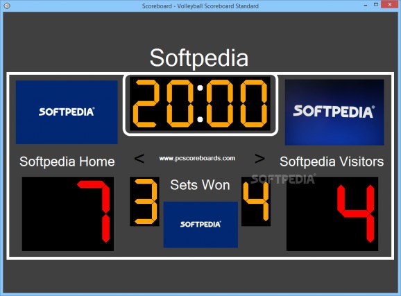 Volleyball Scoreboard Standard screenshot