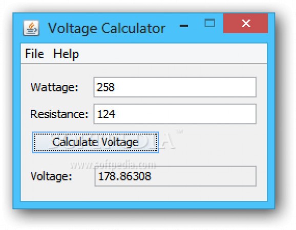 Voltage Calculator screenshot