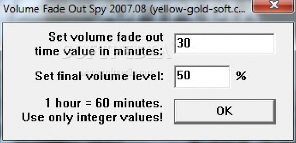 Volume Fade Out Spy screenshot