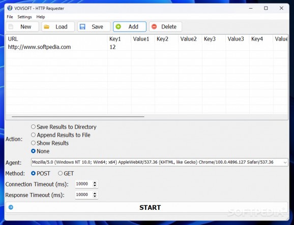 VOVSOFT - HTTP Requester screenshot
