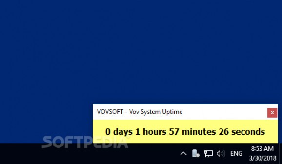 Vov System Uptime screenshot