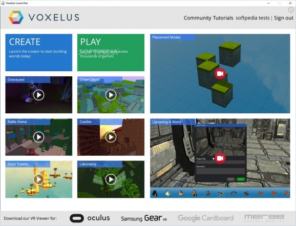 Voxelus Launcher screenshot