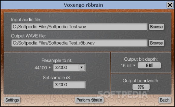 Voxengo r8brain screenshot