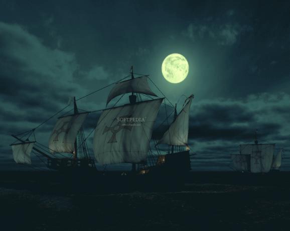 Voyage of Columbus 3D Screensaver screenshot