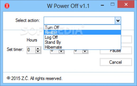 W Power Off screenshot