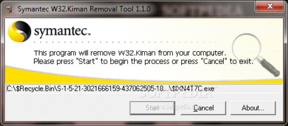 W32.Kiman Removal Tool screenshot