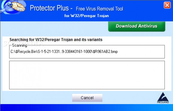 W32/Peregar Trojan Cleaner screenshot